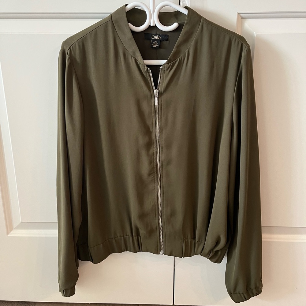 DELIA Green Jacket/Sweater - Size L